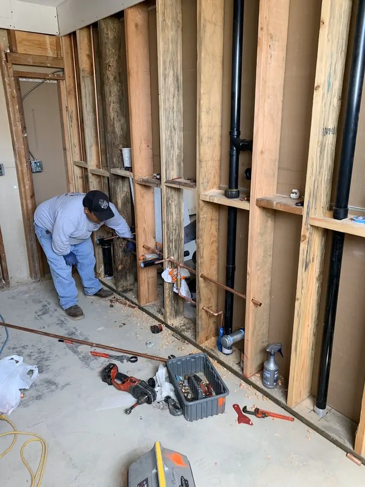 Commercial rough-in plumbing for Commercial Plumbing in Wood Bridge Green